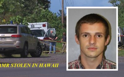 07/21/17 Hilo, HI – AMR Ambulance Stolen From The Hilo Medical Center – Suspect Caught And Arrested – Hiding At The Hilo Solid Waste Transfer Station