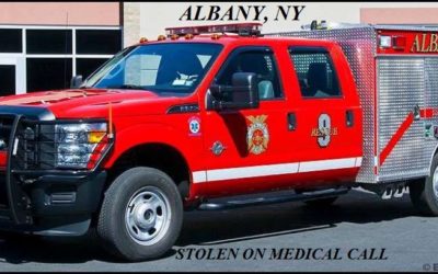 06/18/18 Albany, NY – Man Accused Of Stealing Albany Fire Department Paramedic / Rescue Truck From Medical Call – Police Chase – Arrested Later