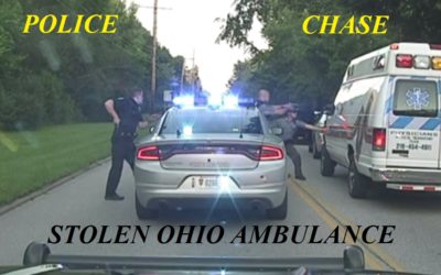 06/29/18 Oberlin, OH – Physicians Ambulance Service Had An Ambulance Stolen From Westlake By A Cleveland Man Police Chase – Avoided Spike Strips – He Claimed He Stole It To Avoid His Assassination Attempt