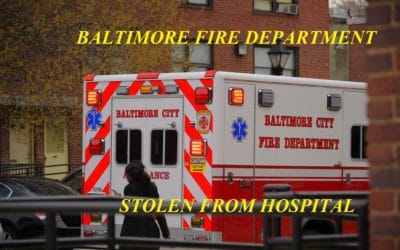 9/21/18 Baltimore, MD – Baltimore City Fire Department Ambulance Stolen From Mercy Medical Center At 1:50 AM – Ambulance Recovered – Subject Escaped