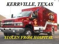 11/5/18 Kerrville, TX – Woman Walks Out Of Peterson Regional Medical Center’s ED And Steals A Kerrville Fire Department EMS Ambulance – Kerrville PD Stopped And Arrested