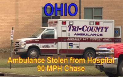 01/07/08 Concord Township, OH Woman steals running Tri – State Ambulance from TriPoint Medical Center. After 90 MPH Chase on Rt 90 – She says she needed a ride. Captured.