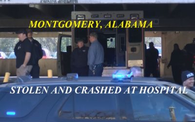 01/16/19 Montgomery, AL – Man Steals Haynes Ambulance At Hospital – Wrecked Into Parking Garage Hitting Parked Vehicles