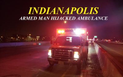 02/21/19 Indianapolis, IN – Carjacking And Crash -Kidnap At Gunpoint – Second Crash – Ambulance Stopped To Help – Armed Man Steals The Ambulance – Arrested