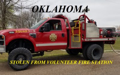 02/27/19 Red Bird, OK – Two Small Fire Trucks Were Stolen From This Volunteer Fire Department Station – The Fire Chief Says It Cripples The Department – Still Missing