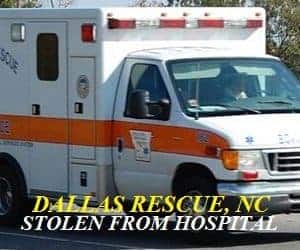 08/03/19 Gastonia County, NC – Man Steals Ambulance From CaroMont Medical Center – Pursuit – Captured And Arrested On Kings Mountain