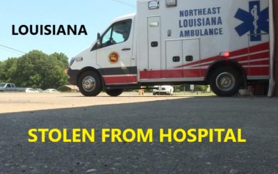 9/9/19 – Monroe, LA – Ambulance Stolen From St. Francis Medical Center – Monroe Police Stop Ambulance – Captured – Arrested