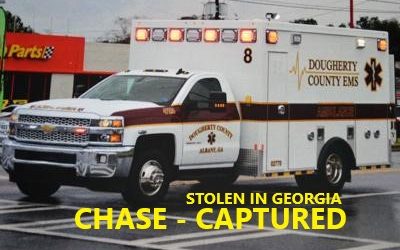 2/15/20 Albany, GA – Woman Steals Dougherty County Ambulance From McDonalds – Chase And Captured