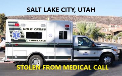 2/26/20 Salt Lake City, UT – Woman Steals Gold Cross Ambulance From A Shelter While EMTs were Attending To A Medical Emergency – High Hazard Stop – K9 Bite To Woman’s Arm – Captured