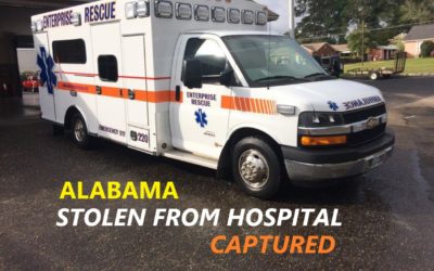 3/13/20 Enterprise, AL – Woman Steals Enterprise Rescue From Hospital – Chased – Stopped – Captured – Taken To Jail