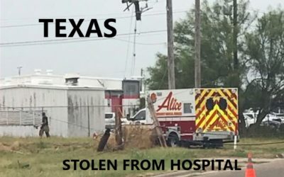 9/7/20 Alice, TX – Man Brought To Hospital Unresponsive – Jumps Up And Runs Outside – Chased By Security – Steals Alice Ambulance – Crashes Into Telephone Pole – Whole Area Looses Electricity