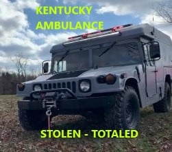 10/20/20 Laurel County, KY – London-Laurel County Rescue Ambulance Stolen In Front Of Fire Station – Found Overturned And Totaled