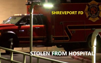 10/1/20 Shreveport, LA – Woman Steals Shreveport FD Medic Unit 5 Ambulance From Ochsner’s Hospital – Police Were Able To Locate And Block Her In – Arrested