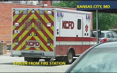 12/1/20 Kansas City, MO – Woman Steals Ambulance Right Outside Of Fire Station – Ambulance Located – Woman Arrested – Signs Of Narcotic Use – Woman Requests Ambulance To Go To Hospital
