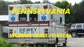 1/19/21 Hellertown, PA – Woman Shoplifter Tried To Steal Dewey EMS Ambulance Around The Corner Of The Store – Arrested