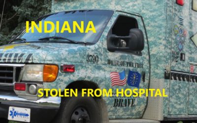 1/7/21 Muncie, IN – Muncie Man Steals Eaton EMT Ambulance From Ball Memorial Hospital Cancer Unit – Gets Stuck In Mud – Breaks Into House – Captured