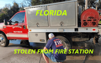 2/8/21 Lee County, FL – Man Steals Bayshore Fire/Rescue Brush Truck From Fire Station While Firefighters Are Out On A Call Later Found In Manatee County