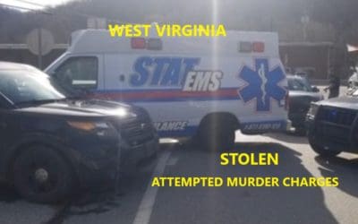 3/19/21 Mingo County, WV – Man Steals STAT Ambulance In Kentucky High Speed Chase Going In Opposite Lanes – Reckless – Pit Maneuver – He Smashed Into 3 Police Vehicles Trying To Get Away – Officers Injured