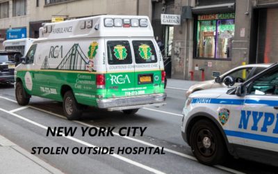 6/18/21 New York City, NY – Ambulance Stolen From Hospital in Manhattan – Later Found Abandoned in Times Square