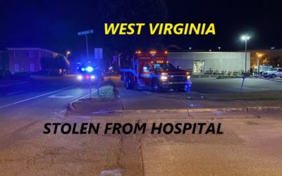 8/2/21 Charleston, WV – Man Smashed Window Of Police Car At Hospital – Steals CFD Ambulance – Hits Fire Hydrant – Runs Away – Captured Later