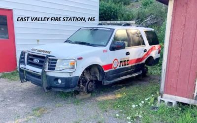 8/25/21 Pictou County, NS -Emergency Medical SUV At Volunteer Fire Station – Stolen – Search Is On For Brazen Theft