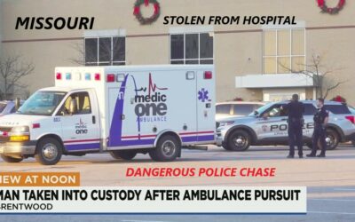 12/13/21 Creve Cover, MO – Man Steals Medic One Ambulance From Mercy Hospital – Dangerous Police Chase On Interstate – Captured
