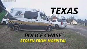 12/15/21 Lufkin, TX – Man Steals Acadian Ambulance From Emergency Room At Hospital – Police Chase – Damaged Ambulance – Captured