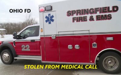 12/7/21 Springfield, OH – Medical Call – Springfield FD Ambulance Stolen – Found In Good Shape – Suspect Escaped – Police Finger Print