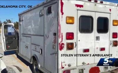 1/12/22 Oklahoma City, OK – Special Veteran’s Ambulance Stolen From New Headquarters Outside – Loaded With Special Equipment For Veterans – Ambulance Not Found Yet – Unknown Thief