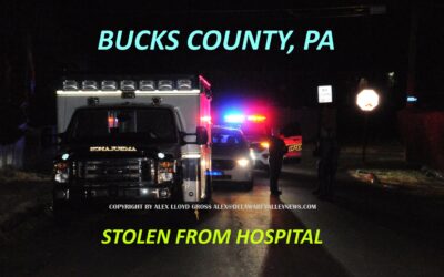 3/1/22 Bucks County, PA – Penndel Middleton Rescue Squad Stolen From Lower Bucks Hospital By Unknown – Philly Helicopter Assisted To Find Abandoned Ambulance In Croydon – Search Continues For Suspect
