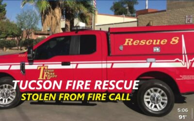 5/2/22 Tucson, AZ – Man Steals Tucson Fire Rescue Truck From Fire Call – Police Captured