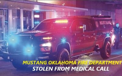 1/27/23 Mustang, OK – Man Steals Mustang FD Medical Response Unit From Medical Call – Police Chase – Captured