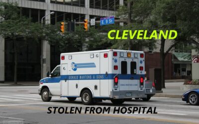 2/10/23 Cleveland, OH – Man Steals Donald Martens & Sons Ambulance From MetroHealth Medical Center – Officers Tracked Down The Stolen Ambulance 20 Minutes Later – Man Captured