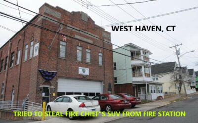2/6/23 West Haven, CT – Two Men Wearing Masks Tried To Steal The Fire Chief’s SUV – They Were Spotted And Ran Off – Didn’t Get It