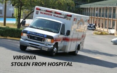 3/17/23 Manassas, VA – Woman Steals Falmouth Volunteer Ambulance From UVA Health Prince William Medical Center – Recovered – Captured