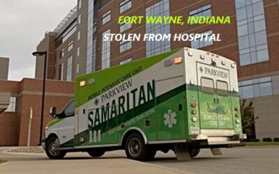 4/3/23 Fort Wayne, IN – Parkview Ambulance Stolen From Parkview Medical Center – Found On I-69 – Suspect Arrested