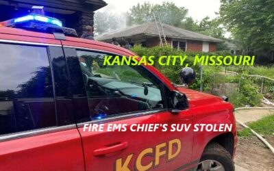 5/30/23 Kansas City, MO – Fire EMS Chief’s SUV Stolen From The KCFD Medical Bureau – Police Searching For The Suspect – KCFD SUV Found