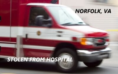 9/15/23 Norfolk, VA – Ambulance Stolen From Outside Sentara Norfolk General Hospital Emergency Room – EVMS Police Officers Found The Ambulance