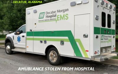 2/1/24 Decatur, AL – Ambulance From Decatur Morgan Hospital – Located And Recovered – Suspect Arrested