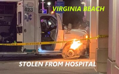 2/20/24 Virginia Beach, VA – Ambulance Stolen From Virginia Beach General Hospital – Police Were Able To Take The Suspect Into Custody