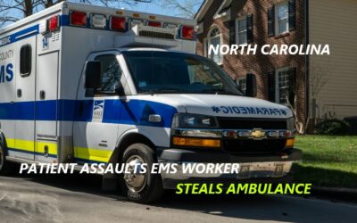 3/3/24 Zebulon, NC – Patient Assaults EMS Worker – Steals Ambulance – Crashes – Police Officers Chase Down Ambulance – Arrested