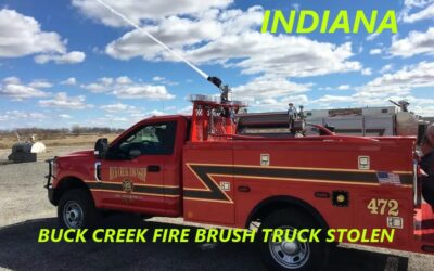 6/4/24 Knightstown, IN – Man Steals Buck Creek Fire Brush Truck – Pulls In Gas Station With Red Lights Flashing – Asks Cop For Directions – He Was In A Child’s Sweater And Flip Flops – Police Chase – Road Block Captures Him