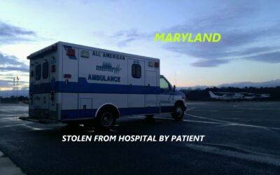 6/22/24 Leonardtown, MD – AAA Transport Ambulance Stolen By Patient From Medstar St. Mary’s Hospital – Found In Parking Lot – Police Searching