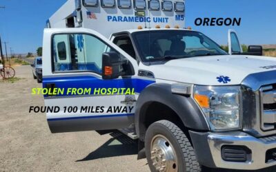 6/25/24 Ontario, OR – 73 Year Old Man Steals Treasure Valley Ambulance From Hospital – Ambulance Is Found In Idaho 100 Miles Away – Man Arrested In Ambulance