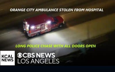 10/8/24 Orange City, CA – Ambulance Stolen From Hospital – Long Police And Sheriff’s Helicopter Chase On Freeway – Suspect Captured