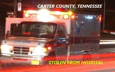 11/9/24 Carter County, TN – Man Steals Ambulance From Sycamore Shoals Hospital – High Speed Chase Into Green County – Tennessee Highway Patrol Uses Spikes To Flatten Tires – Arrested