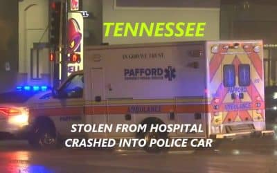 12/18/24 Memphis, TN – Ambulance Stolen From Hospital And Crashed Into Memphis Police Car – Arrested – No Injuries