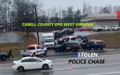 2/15/25 Huntington, WV – Woman Steals Cabell County EMS Ambulance – Police Pursuit – Refused To Stop For Troopers – Boxed In – Arrested