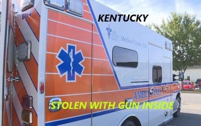 3/31/25 Bowling Green, KY – Paramedic Calls Police To Report His Medical Center EMS Ambulance Was Stolen With A Firearm Inside The Ambulance – The Ambulance Was Located Nearby – Video In The Ambulance Showed The Suspect And Identified Him – Arrest Was Made