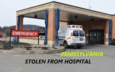 1/14/26 Towanda, PA – Man Steals Guthrie EMS Ambulance From Guthrie Packard Hospital – Breaks Into Two Occupied Homes – Fights With Police – Arrested For DUI, Parole Violations, And Felonies